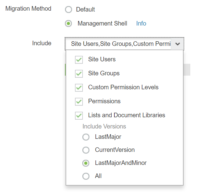 Site migration