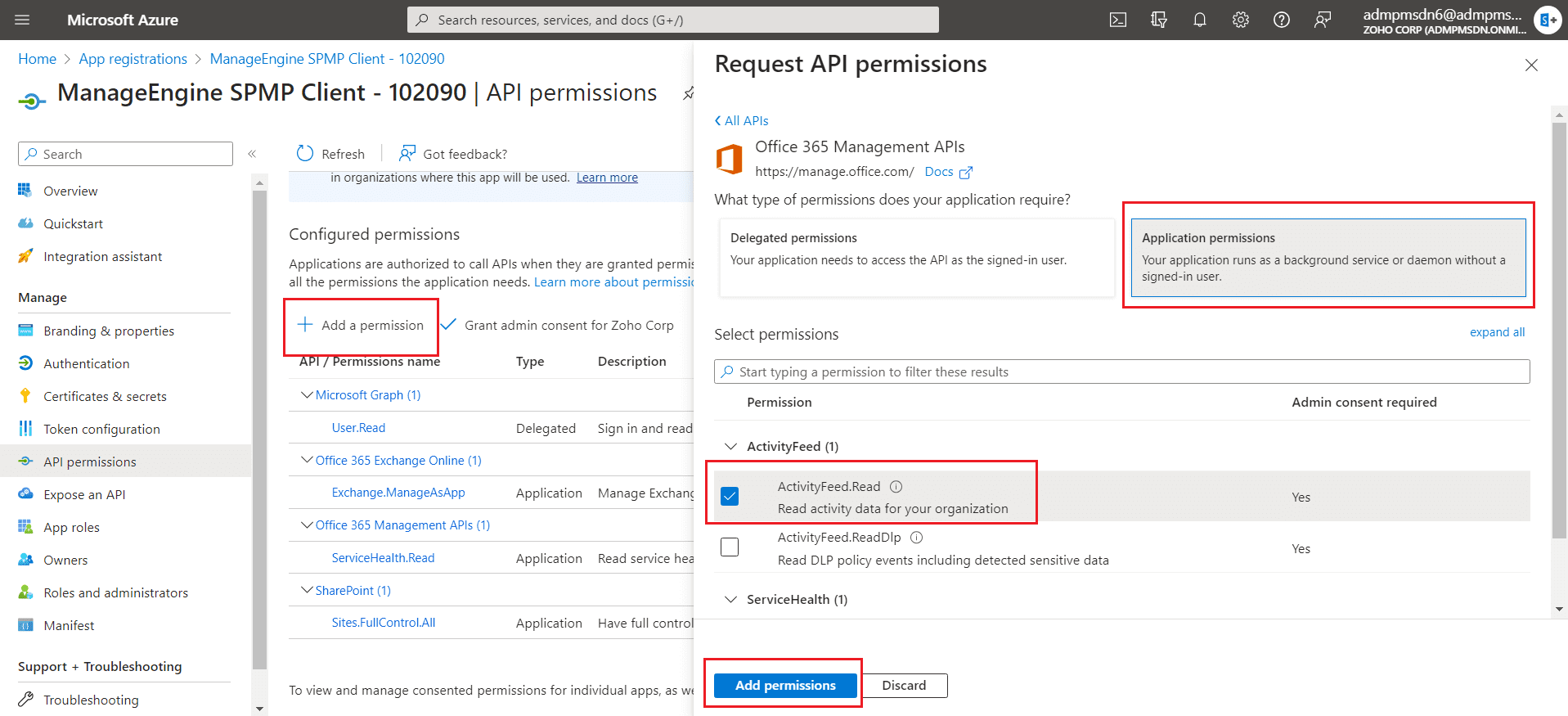 Configuring REST API