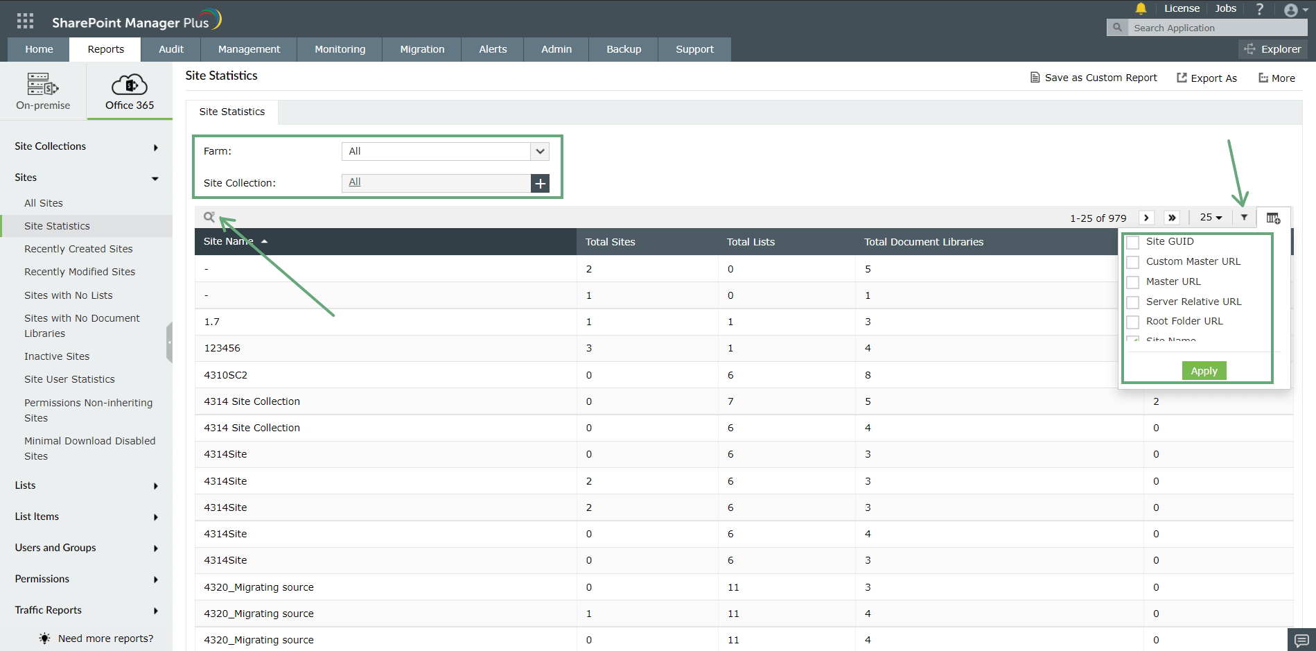 Customizing Existing Reports